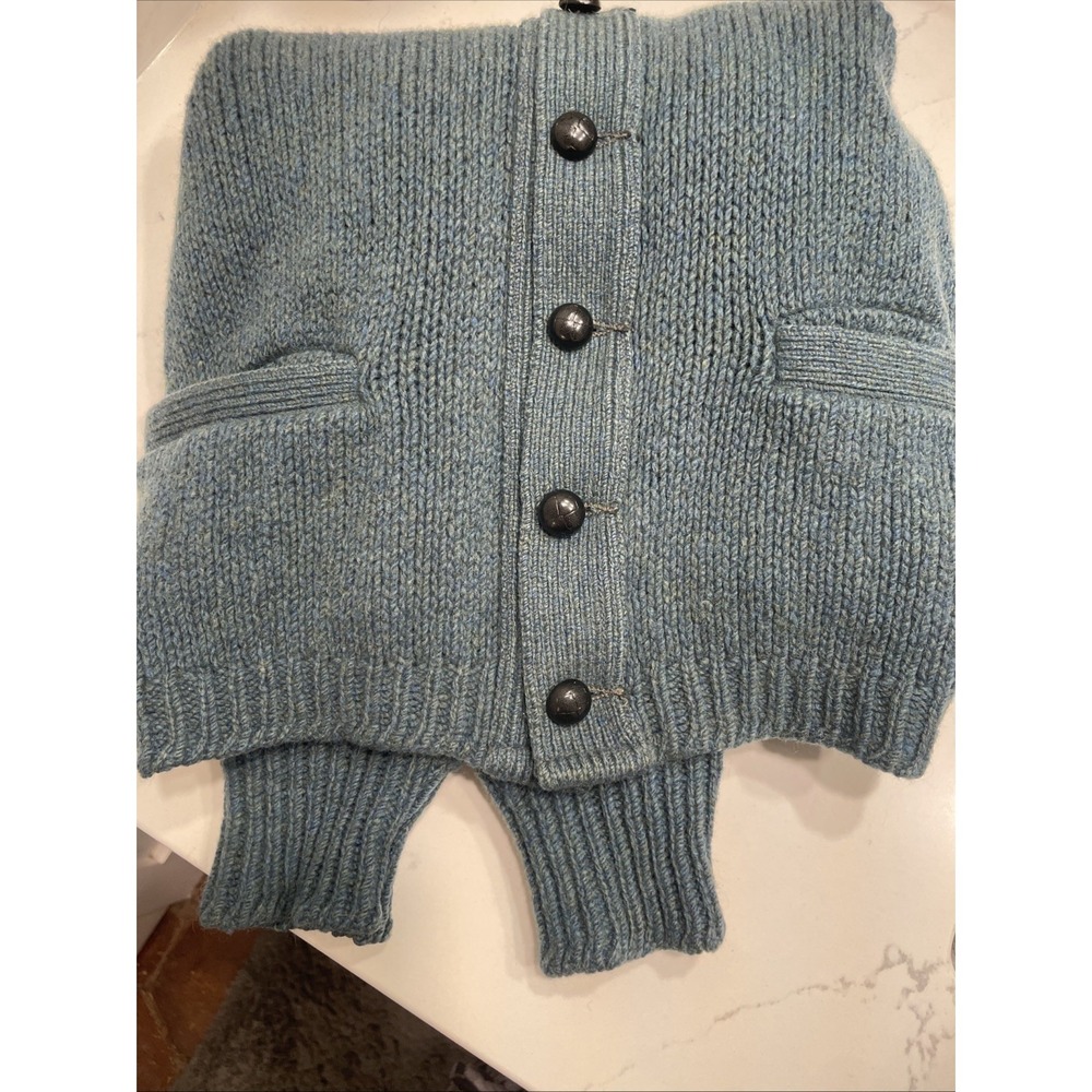 Vintage 1950s M Manhattan Mohair Blend Cardigan Sweater USA HTF Prop Classic - Picture 11 of 11